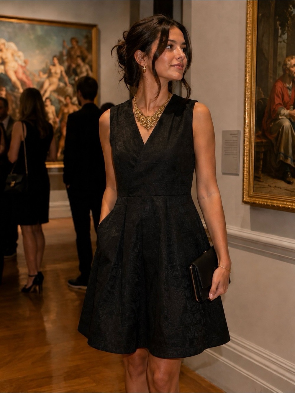 Kirna Zabête x Target Jacquard Fit & Flare Dress | Cocktail Holiday Date Night